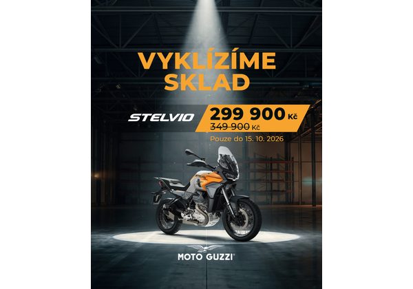 STELVIO E5+ - ŽLUTÁ 2026 - MOTOCYKLY MOTO GUZZI - MOTORKY