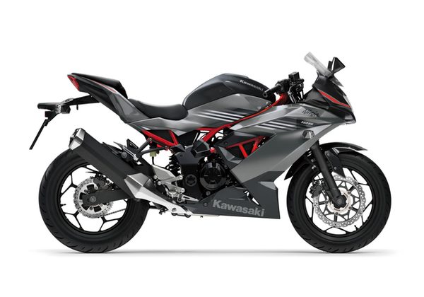 KAWASAKI NINJA 125 - ŠEDÁ 2027 - SUPERSPORT & SPORT - MOTORKY
