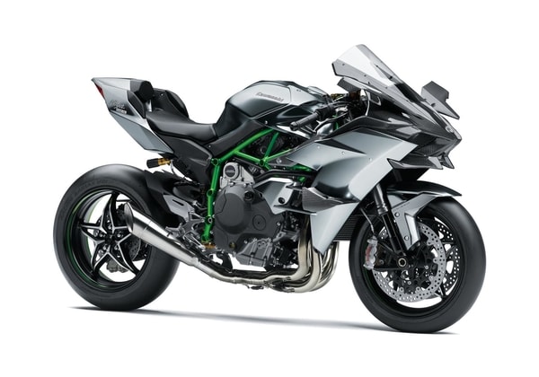 KAWASAKI NINJA H2R ŠEDÁ TMAVÁ 2019