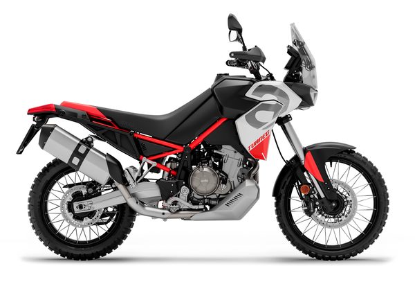 APRILIA TUAREG 660 E5+ - HAILSTORM WHITE 2025 - CESTOVNÍ ENDURO - MOTORKY