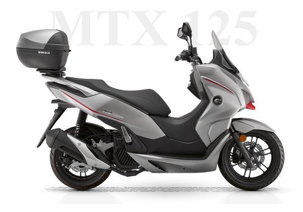 QJMOTOR MTX 125 - ŠEDO ČERVENÁ 2025 - QJMOTOR - SKÚTRY