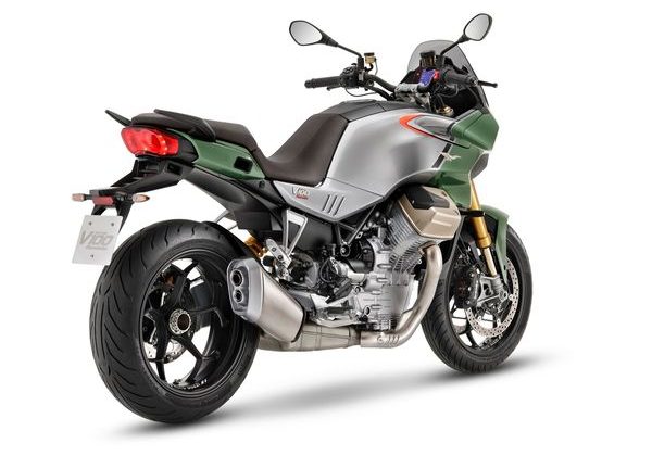 MOTO GUZZI V100 MANDELO S E5 VERDE 2121 - CUSTOM & TOURING - MOTORKY