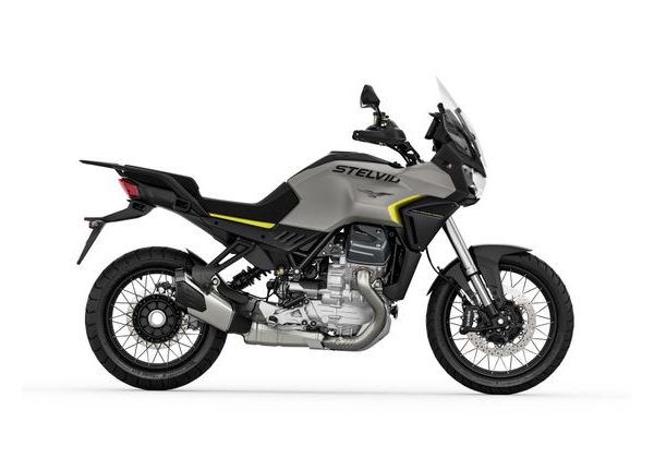 MOTO GUZZI STELVIO - GRIGIO CLIMBING 2026 - CESTOVNÍ ENDURO - MOTORKY