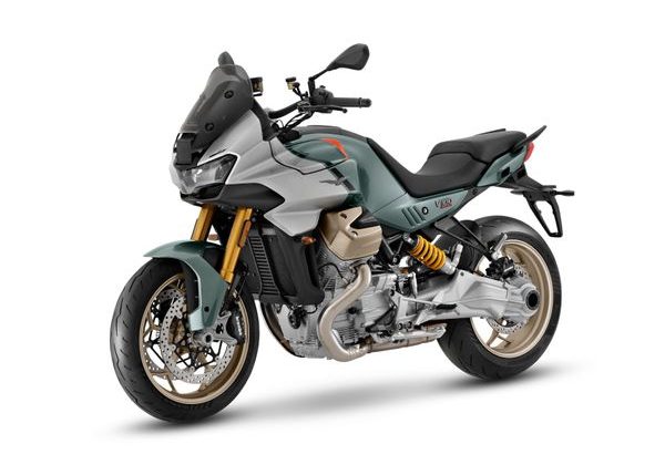 MOTO GUZZI V100 MANDELLO S E5+ - VERDE GHIACCIO 2025 - CESTOVNÍ ENDURO - MOTORKY