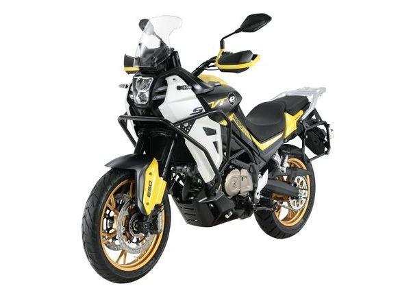 QJMOTOR SVT 650X ŠEDO - ŽLUTÁ - SVT 650X - MOTORKY