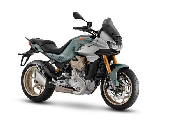 MOTO GUZZI V100 MANDELLO S E5+ - VERDE GHIACCIO 2025 - CESTOVNÍ ENDURO - MOTORKY