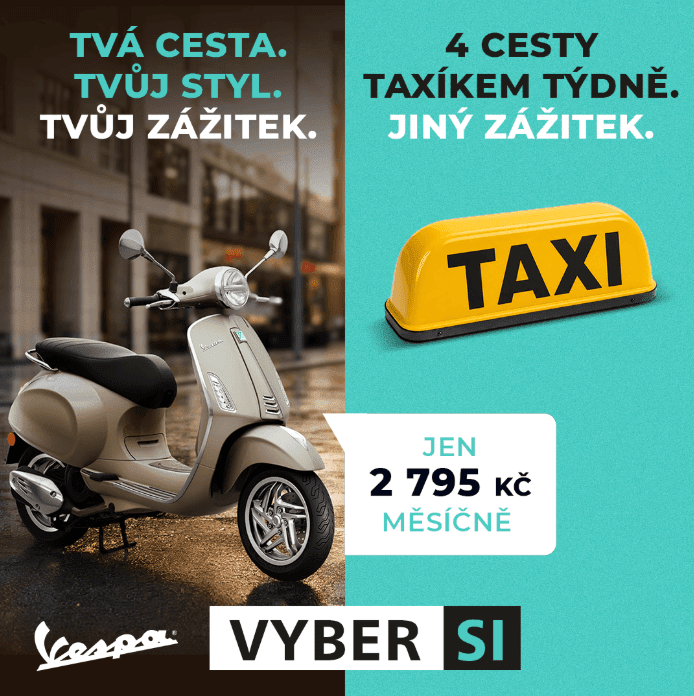 Financování skútrů Vespa se zůstatkovou hodnotou