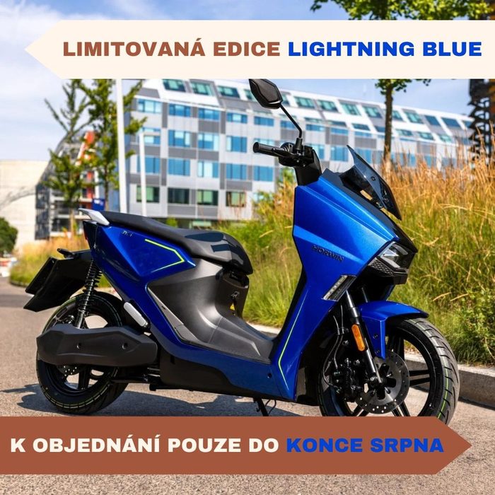Horwin SK3, limitovaná edice v barvě lightning blue 💙 🍃⚡🛵