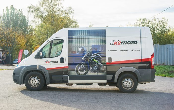 Rozvoz po Praze v rámci servisu i prodeje motocyklů. E-shop nadále funguje na 100%