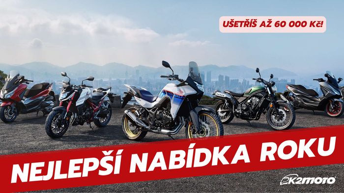 NEJLEPŠÍ NABÍDKA ROKU NA VYBRANÉ MOTOCYKLY HONDA!