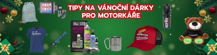 Tipy na vánoční dárky pro motorkáře