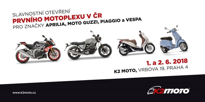 K2 moto slavnostně otevírá první MOTOPLEX v ČR