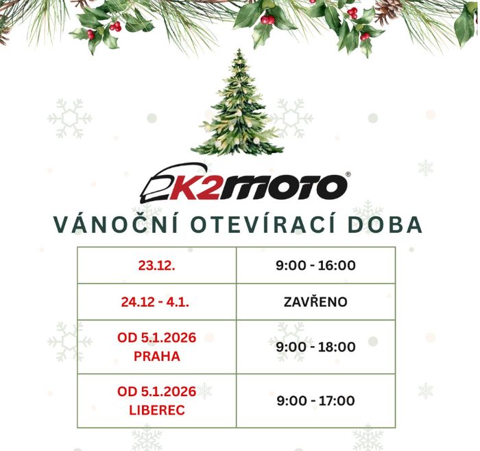 Vánoční otevírací doba, doručení a výměna dárků