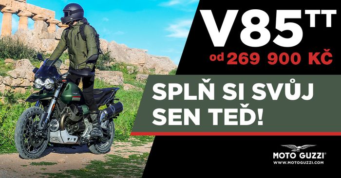 Už neváhej! Moto Guzzi V85TT již od 269 900 Kč