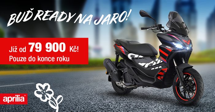 Speciální nabídka na modely Aprilia, Vespa a Piaggio jen do konce roku!
