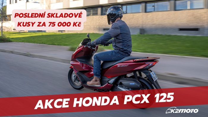 Poslední skladové kusy Honda PCX 125 za 75 000 Kč