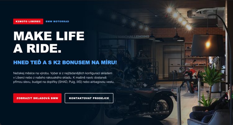 Make Life a Ride. Hned teď a s K2 Bonusem na míru