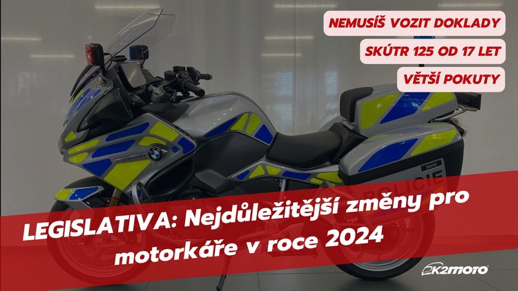 LEGISLATIVA: Nejdůležitější změny pro motorkáře v roce 2024