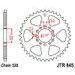 ŘETĚZOVÁ ROZETA JT JTR 845-45 45 ZUBŮ, 520 - OCELOVÉ - NA MOTORKU