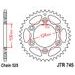 ŘETĚZOVÁ ROZETA JT JTR 745-42 42 ZUBŮ, 525 - OCELOVÉ - NA MOTORKU