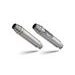 DVOJITÁ KONCOVKA VÝFUKU SLIP-ON GPR DEEPTONE A.67.RACE.DE BROUŠENÁ NEREZOVÁ OCEL PRO APRILIA DORSODURO 900 2017-2020 - DVOJITÉ KONCOVKY VÝFUKU - NA MOTORKU