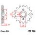ŘETĚZOVÉ KOLEČKO JT JTF 306-14 14 ZUBŮ, 520 - ŘETĚZOVÁ KOLEČKA - NA MOTORKU