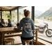DÁMSKÁ MIKINA NA ZIP BMW „MAKE LIFE A RIDE“ - ŠEDÁ - MIKINY - NA MOTORKÁŘE