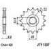 ŘETĚZOVÉ KOLEČKO JT JTF 1587-20 20 ZUBŮ, 428 - ŘETĚZOVÁ KOLEČKA - NA MOTORKU