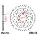 ŘETĚZOVÁ ROZETA JT JTR 858-35 35 ZUBŮ, 630 - OCELOVÉ - NA MOTORKU