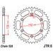 ŘETĚZOVÁ ROZETA JT JTR 8-51 51 ZUBŮ, 520 - OCELOVÉ - NA MOTORKU