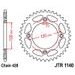 ŘETĚZOVÁ ROZETA JT JTR 1140-56 56 ZUBŮ, 428 - OCELOVÉ - NA MOTORKU