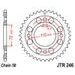 ŘETĚZOVÁ ROZETA JT JTR 246-34 34 ZUBŮ, 530 - OCELOVÉ - NA MOTORKU