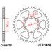 ŘETĚZOVÁ ROZETA JT JTR 1458-40 40 ZUBŮ, 520 - OCELOVÉ - NA MOTORKU