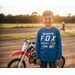 DĚTSKÉ TRIČKO FOX MURC LS TEE - MODRÁ - TRIČKA - NA MOTORKÁŘE