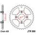 ŘETĚZOVÁ ROZETA JT JTR 999-50 50 ZUBŮ, 428 - OCELOVÉ - NA MOTORKU