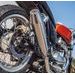 UNIVERZÁLNÍ KONCOVKA VÝFUKU GPR ULTRACONE CAFÉ RACER CAFE.74.ULTRA BROUŠENÁ NEREZOVÁ OCEL - KONCOVKY VÝFUKU - NA MOTORKU
