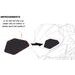 TANKPAD PUIG PRO 2 22550N ČERNÝ - PLEXI ŠTÍTY - NA MOTORKU