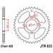 ŘETĚZOVÁ ROZETA JT JTR 833-43 43 ZUBŮ, 428 - OCELOVÉ - NA MOTORKU