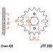 ŘETĚZOVÉ KOLEČKO JT JTF 259-17 17 ZUBŮ, 428 - ŘETĚZOVÁ KOLEČKA - NA MOTORKU