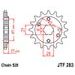 ŘETĚZOVÉ KOLEČKO JT JTF 283-15 15 ZUBŮ, 520 - ŘETĚZOVÁ KOLEČKA - NA MOTORKU