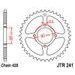 ŘETĚZOVÁ ROZETA JT JTR 241-45 45 ZUBŮ, 428 - OCELOVÉ - NA MOTORKU