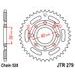 ŘETĚZOVÁ ROZETA JT JTR 279-31 31 ZUBŮ, 520 - OCELOVÉ - NA MOTORKU