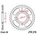 ŘETĚZOVÁ ROZETA JT JTR 278-36 36 ZUBŮ, 530 - OCELOVÉ - NA MOTORKU