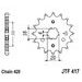 ŘETĚZOVÉ KOLEČKO JT JTF 417-14 14 ZUBŮ, 428 - ŘETĚZOVÁ KOLEČKA - NA MOTORKU