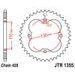 ŘETĚZOVÁ ROZETA JT JTR 1355-50 50 ZUBŮ, 428 - OCELOVÉ - NA MOTORKU