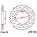 ŘETĚZOVÁ ROZETA JT JTR 718-48 48 ZUBŮ, 530 - OCELOVÉ - NA MOTORKU