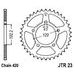 ŘETĚZOVÁ ROZETA JT JTR 23-47 47 ZUBŮ, 420 - OCELOVÉ - NA MOTORKU