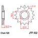 ŘETĚZOVÉ KOLEČKO JT JTF 432-11 11 ZUBŮ, 520 - ŘETĚZOVÁ KOLEČKA - NA MOTORKU