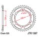 ŘETĚZOVÁ ROZETA JT JTR 1307-43 43 ZUBŮ, 525 - OCELOVÉ - NA MOTORKU