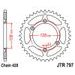 ŘETĚZOVÁ ROZETA JT JTR 797-51 51 ZUBŮ, 428 - OCELOVÉ - NA MOTORKU